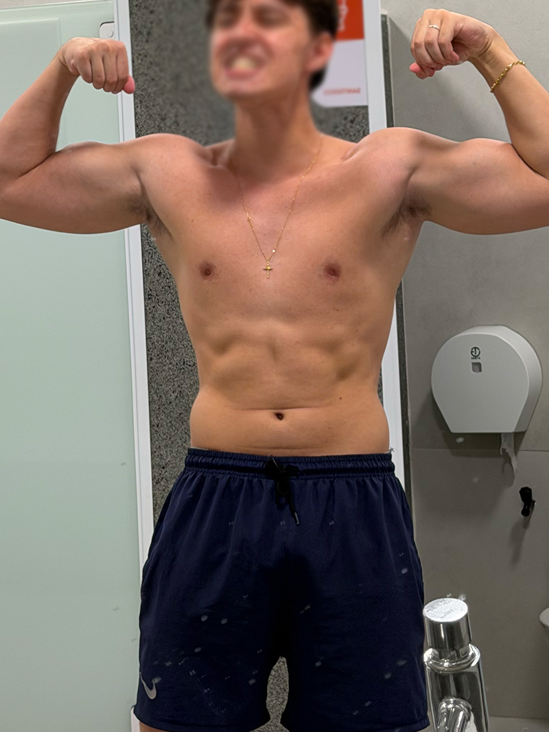 Aluno Davi, antes e depois (depois)